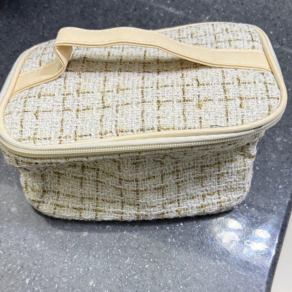 Chic Tweed Cosmetic Bag
